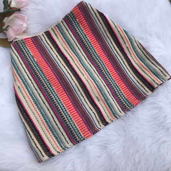 Deby Debo Dita Multicolor Mini Skirt Small - Picture 3 of 11